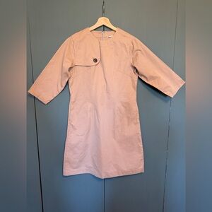 Nwot Grandma Mama Daughter Japanese brand cotton beige dress XS